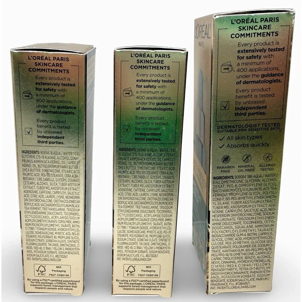 L'Oreal Age Perfect Cell Renewal Set Midnight Serum + 2 Eye Cream - Lot of 3 NEW